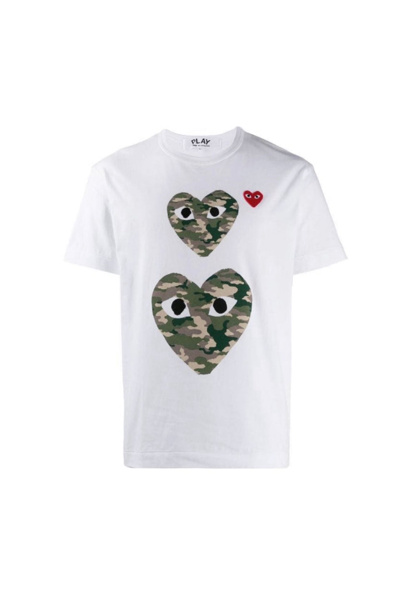 Comme Des Garçons Camo Logo T-shirt